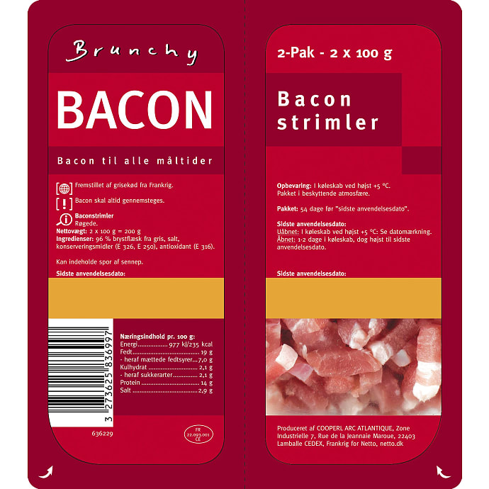 Brunchy Bacon i strimler