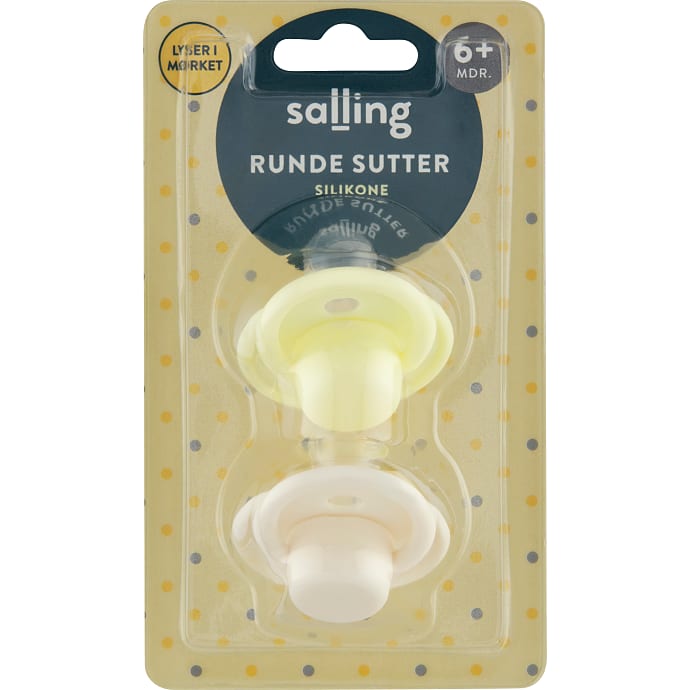 Runde sutter silikone 6+ mdr.