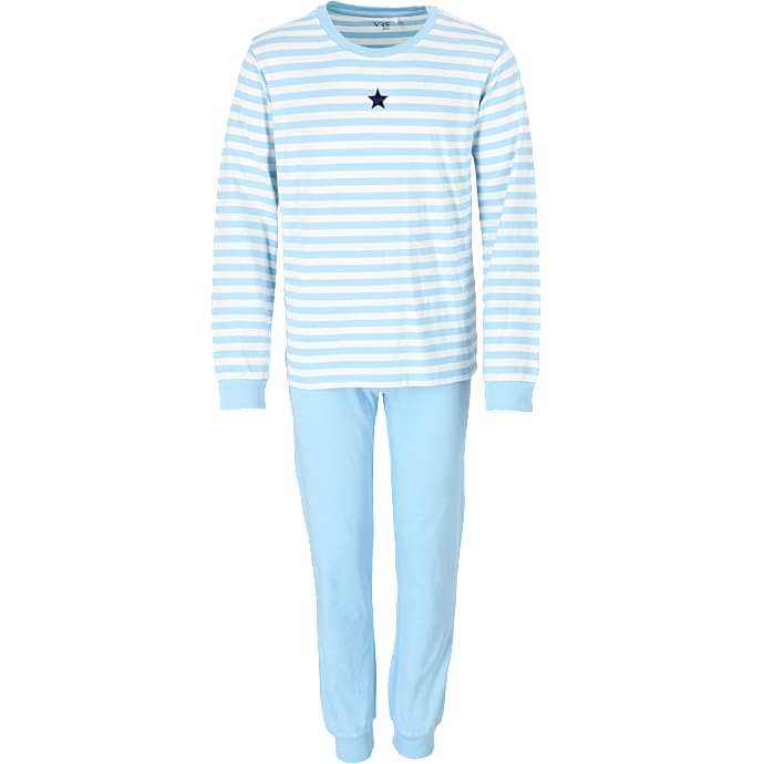 VRS børne pyjamas str. 122/128 - blå