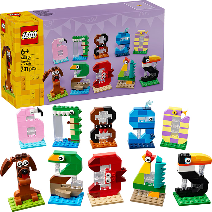 LEGO Iconic Fødselsdagstal 40807