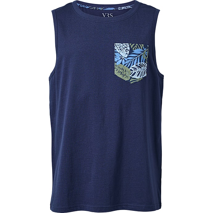 VRS herre tanktop str. M - mørkeblå