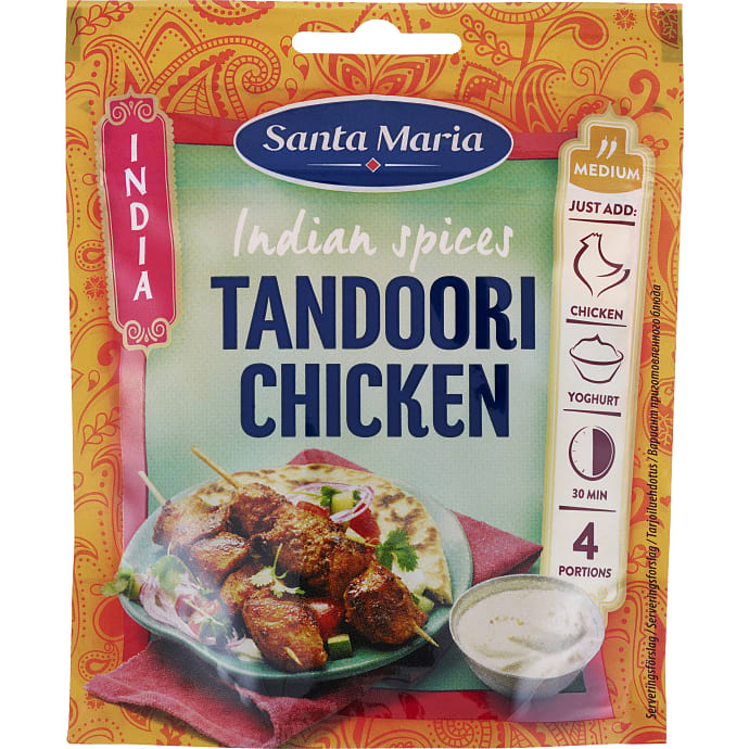 Indisk inspireret Tandoori kylling krydderiblanding