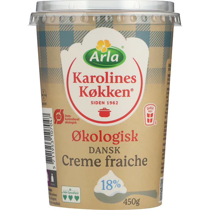 Creme fraiche 18 % fedt Øko