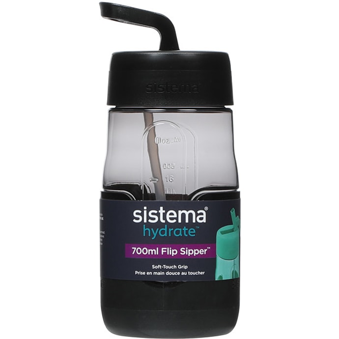 Sistema Flip Sipper drikkeflaske (700ml) - flere varianter - assorteret