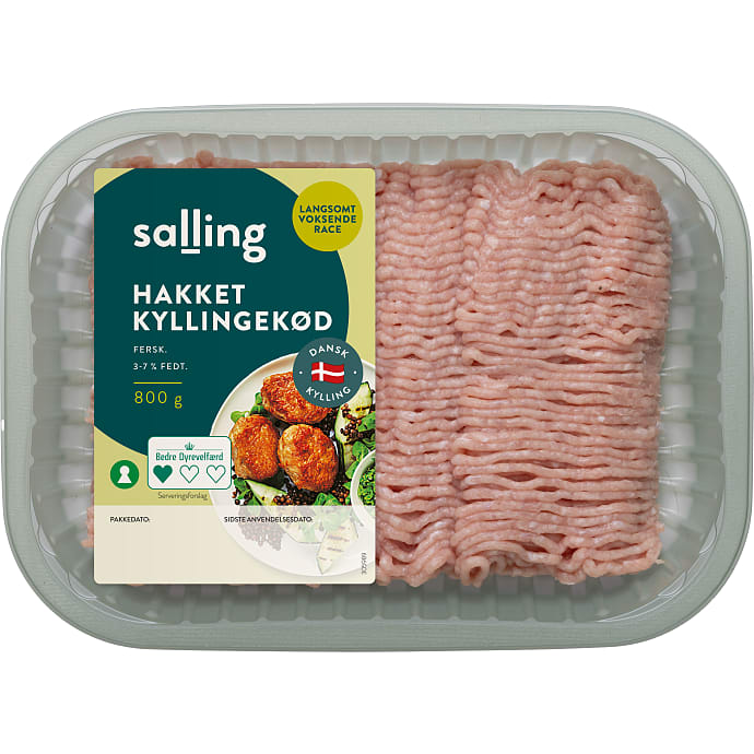 Salling Hakket kyllingekød 3-7% fedt