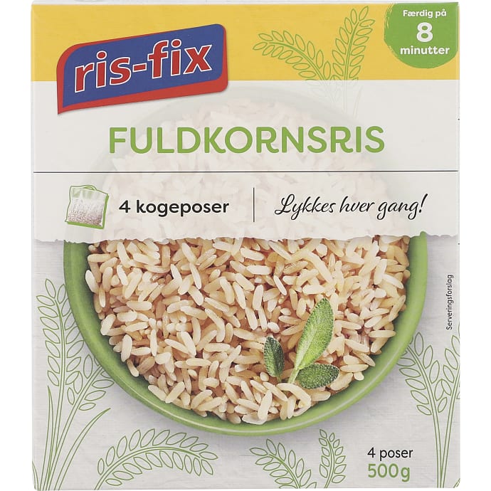 Brune ris i kogepose