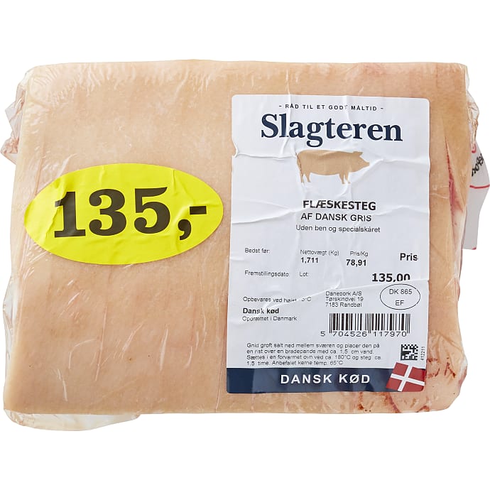 Slagteren Flæskesteg uden ben