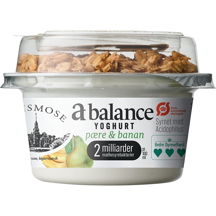 Løgismose A-balance yoghurt pære/banan