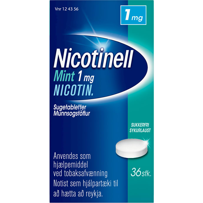 Nikotinsugetabletter Mint sukkerfri
