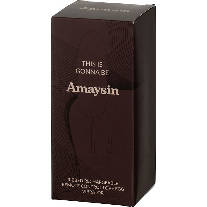 Amaysin Ribbed Love vibrator æg