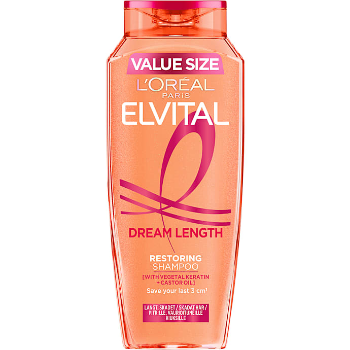 Restoring shampoo m. keratin og castorolie langt skadet hår