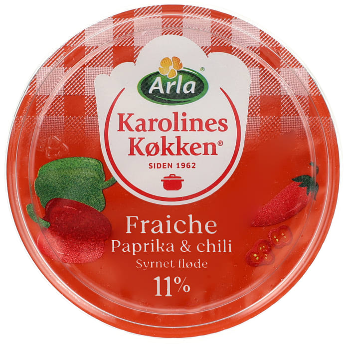 Fraiche m. paprika og chili 11% fedt