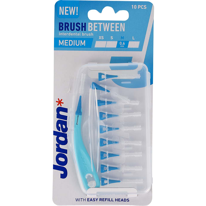 Mellemrumstandbørste refill Medium