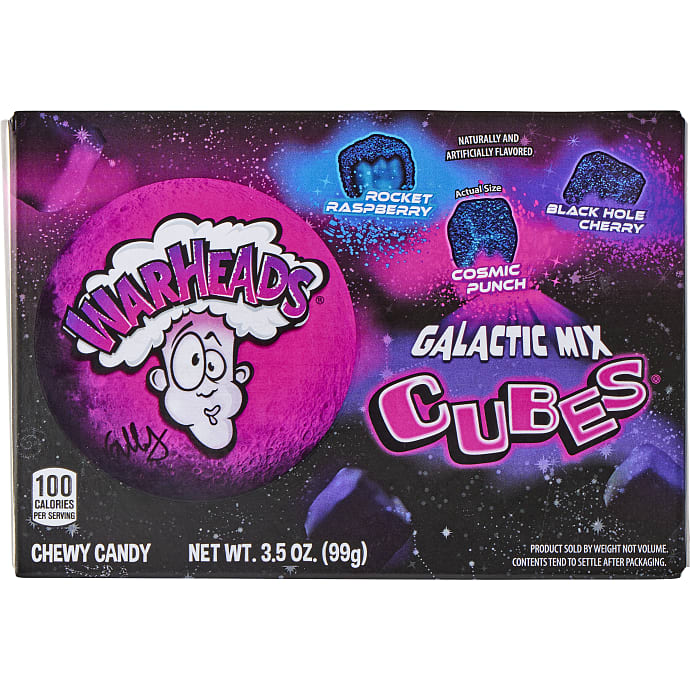 Warheads Galactic Mix Cubes