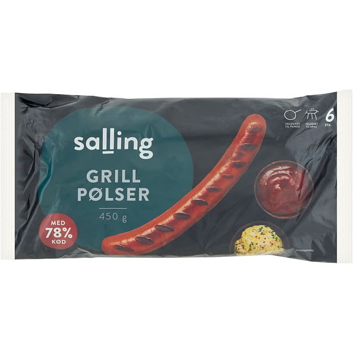 Grillpølser 78% kød