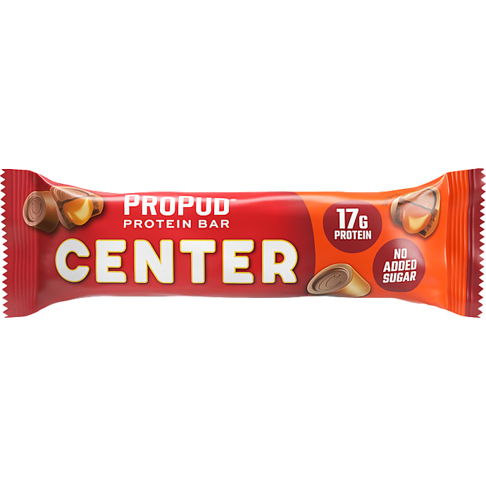 Center proteinbar m. chokolade- og karamelsmag