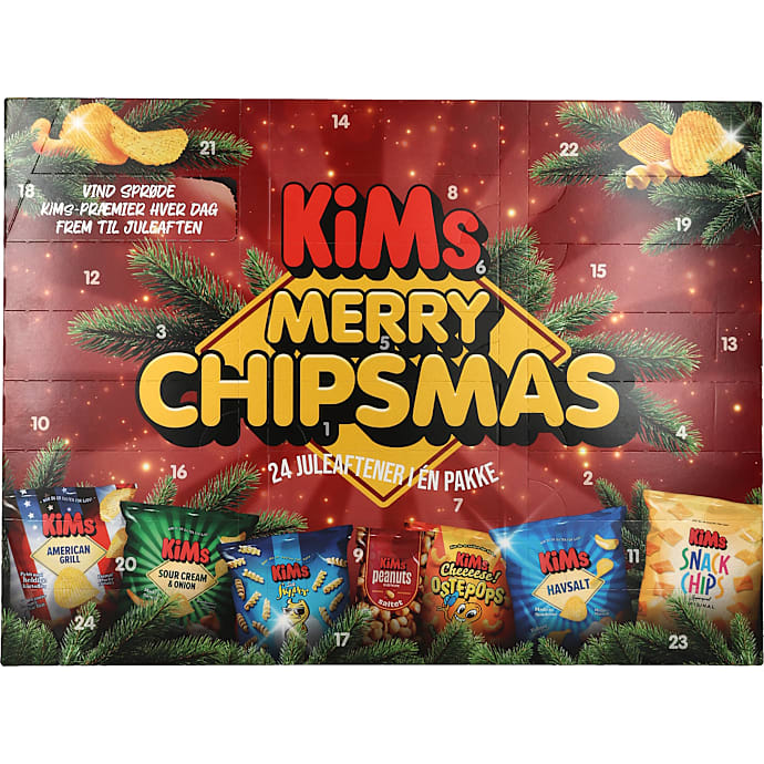 Julekalender m. chips, dipmix og nødder