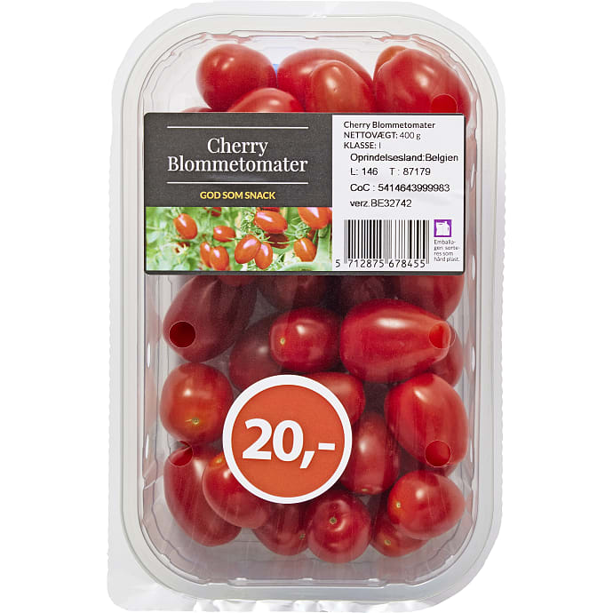 Cherryblomme tomater