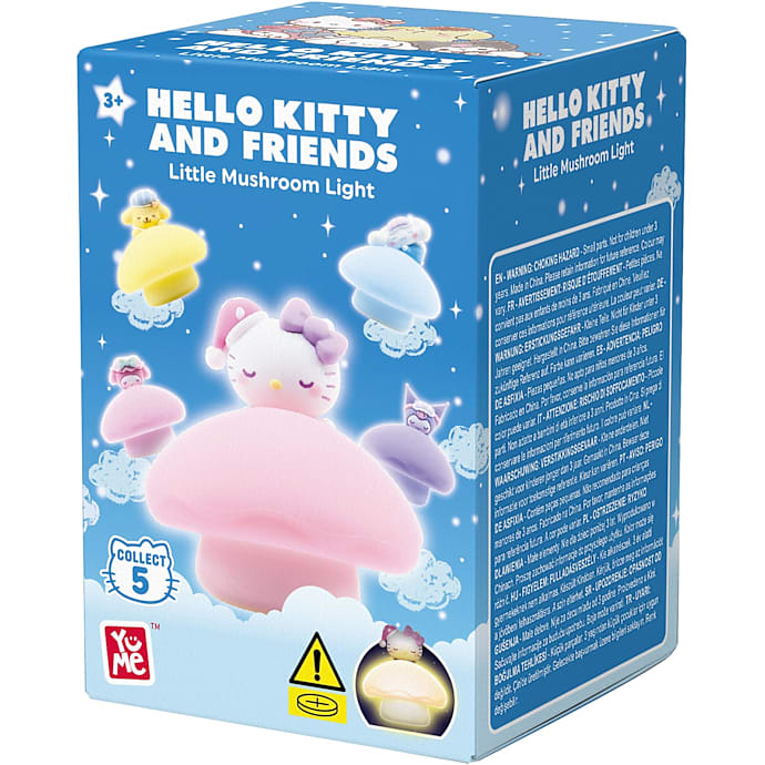 Yume Hello Kitty svampe lampe – flere varianter – assorteret