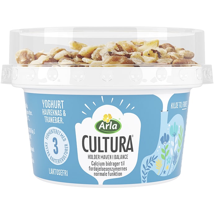 Yoghurt Naturel m. müslitop 2,5% fedt laktosefri