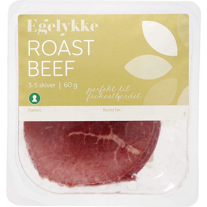 Egelykke Roastbeef i skiver