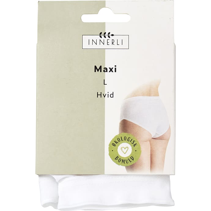 Dame maxi trusse str. L - hvid – produktbillede