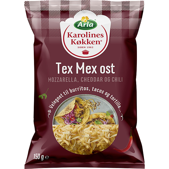 Revet mozzarella- og cheddar ost 25% fedt