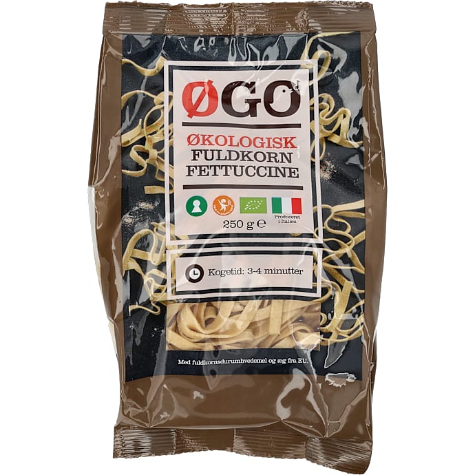 ØGO Fettuccine Fuldkorn 5% Æg Øko