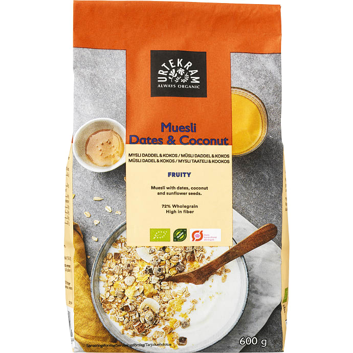 Urtekram Muesli Dates & Coconut Øko