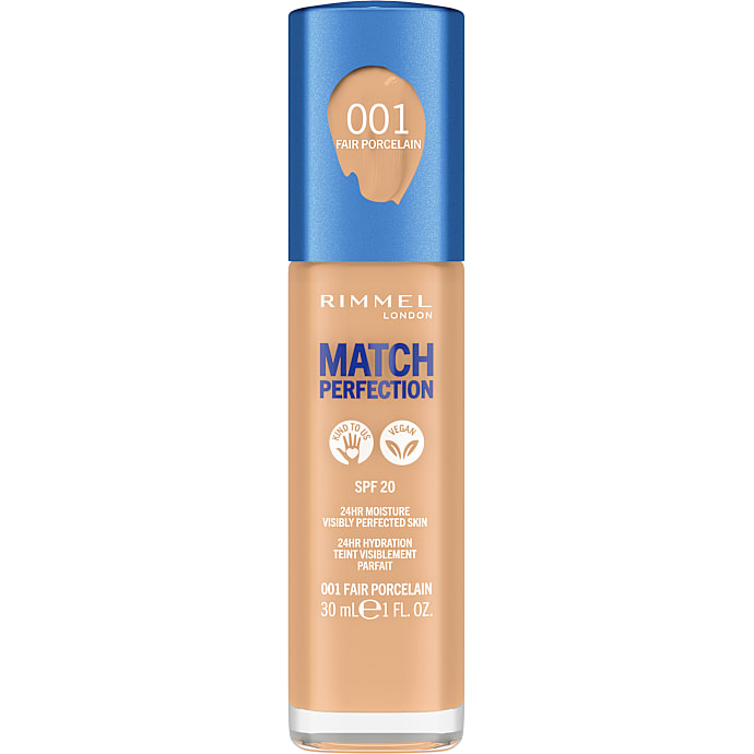 Foundation 001 Fair Porcelain m. SPF20