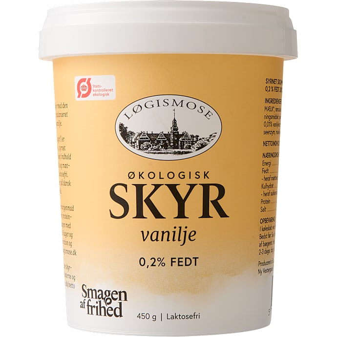 Skyr m. vanilje 0,2% fedt øko