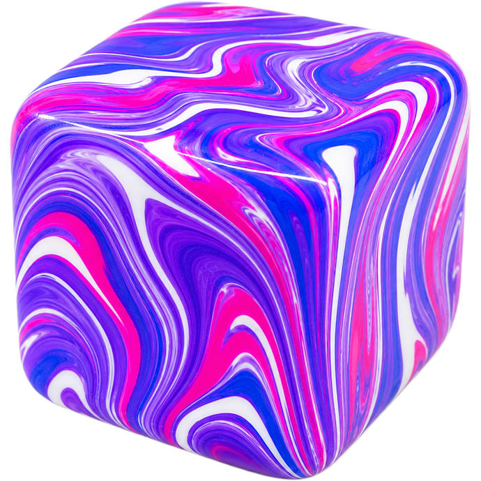 Scoop swirl cube squishy 7 cm