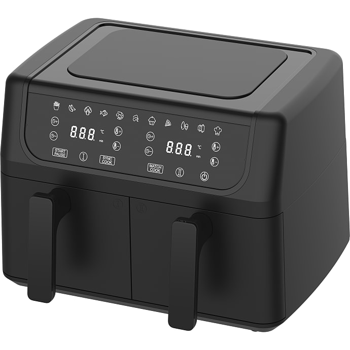 Salling Dobbelt Airfryer Sort