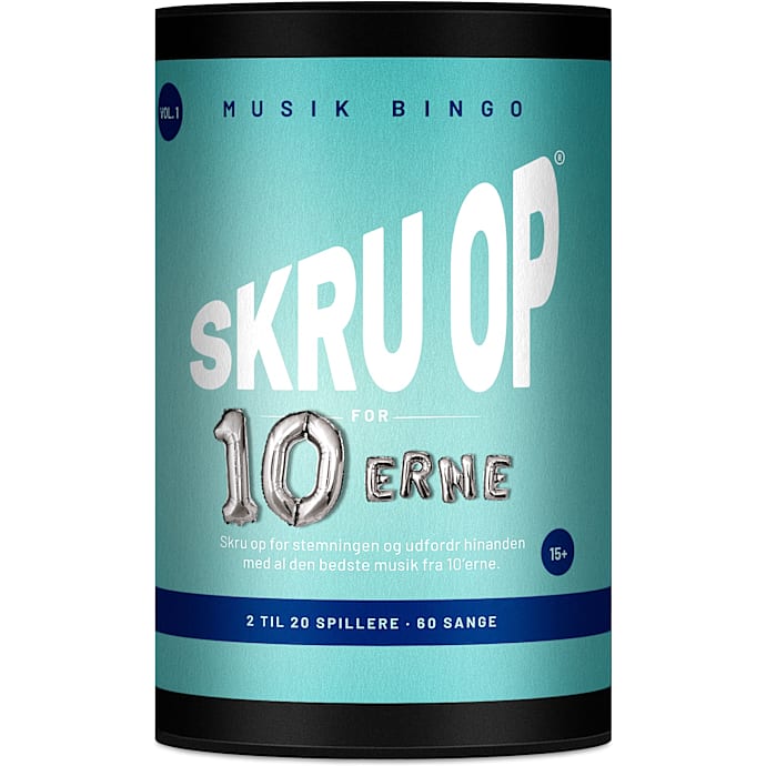 Skru op for 10´erne musikbingo – produktbillede