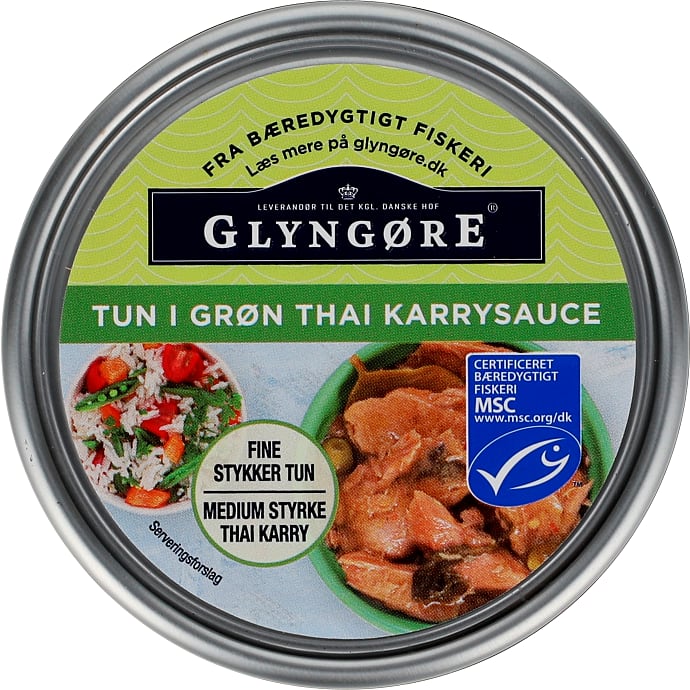 Tun i grøn Thai karrysauce