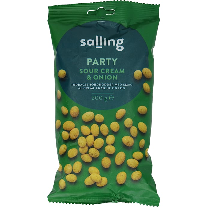 Indbagte jordnødder m. sour cream & onion