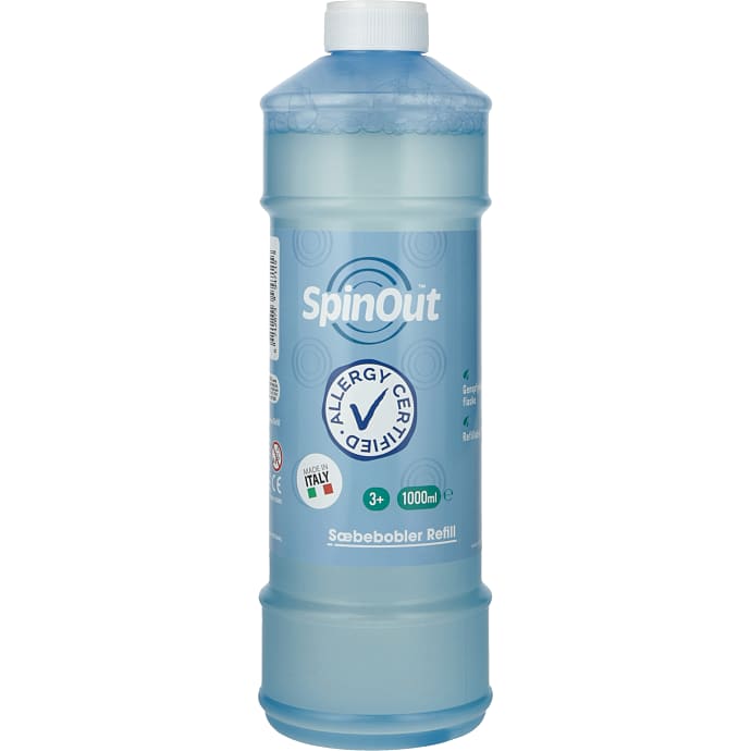 Spinout sæbebobler refill 1 liter