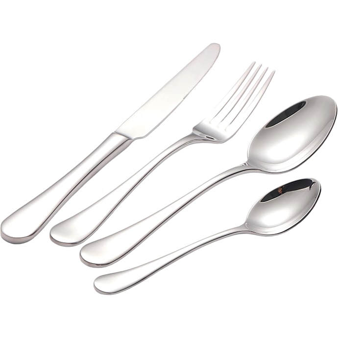 Køkkenchef Bestiksæt 24 dele Blank
