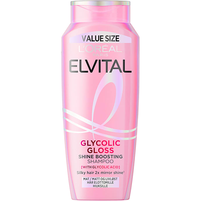 Glycolic Gloss Shine Boosting shampoo m. glykolsyre mat og livløst hår