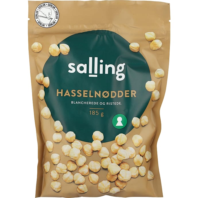 Ristede hasselnødder