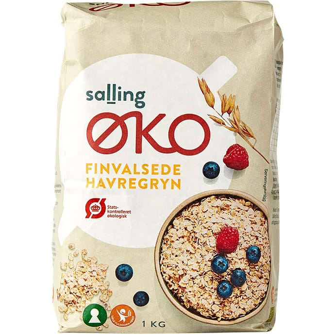 Finvalsede havregryn øko