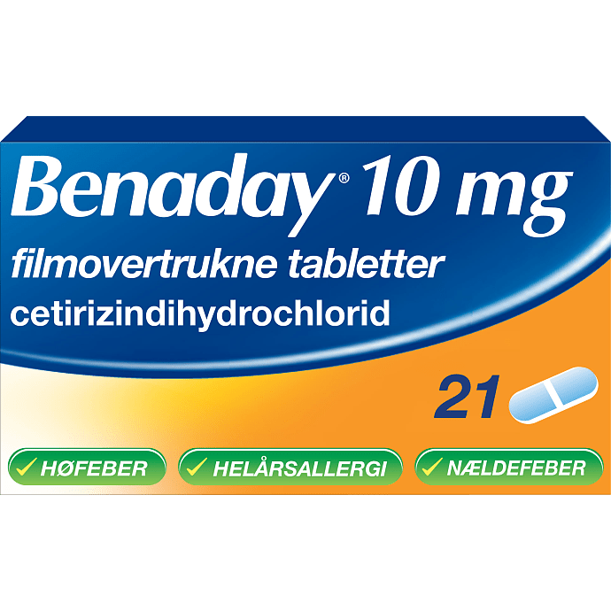 Allergikapsler 10 mg