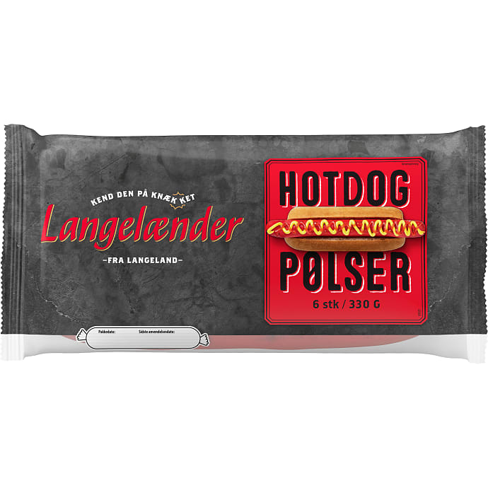 Hotdogpølser 80% kød