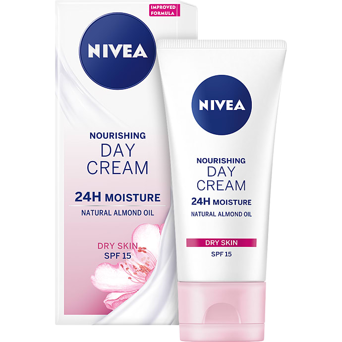 Nourishing dagcreme m. mandelolie m. solfaktor 15 tør hud