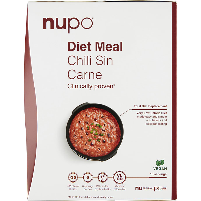 Nupo Chili sin carne til vægtkontrol 340 g