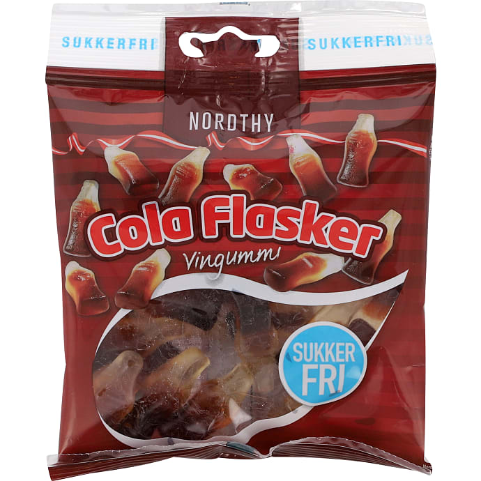 Colaflasker sukkerfri
