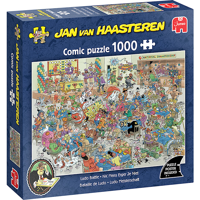 Ludo-mesterskab puslespil - 1000 brikker – produktbillede