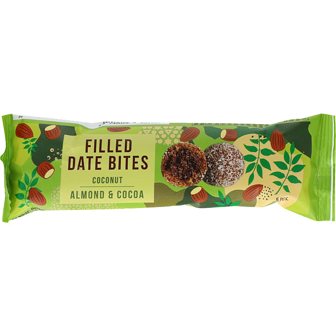 Dadel kugler m. mandler og kakao