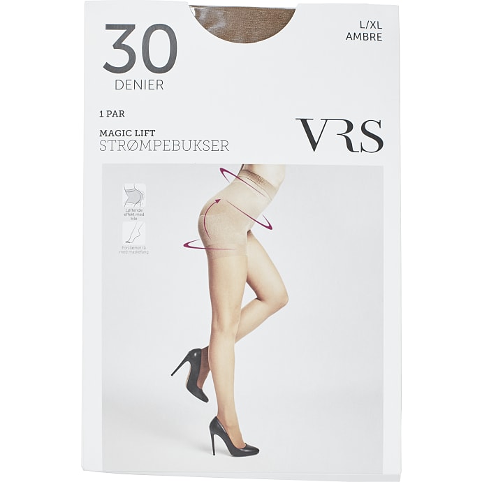VRS strømpebukser magic lift str. S/M - ambre