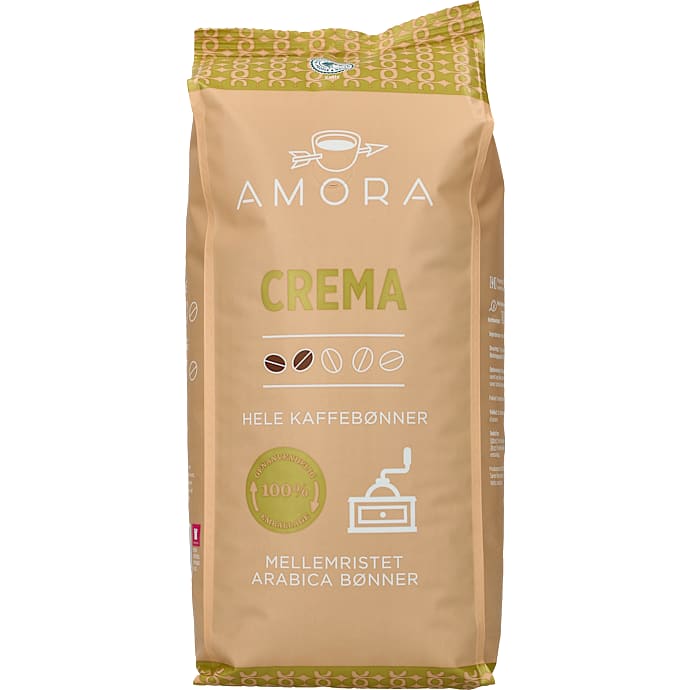 Amora Crema hele bønner 1 kg